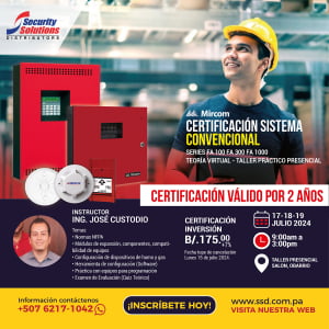 Certificación Incendio Convencional