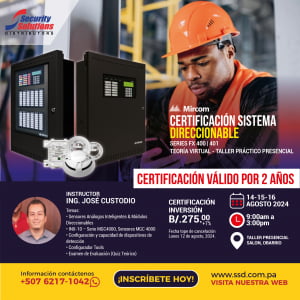Certificación Incendio Direccionable